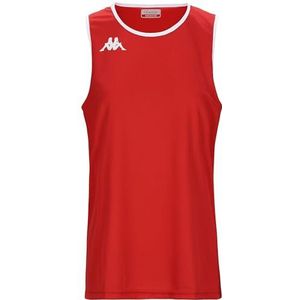 Kappa Kappa4basket Danco Red-White basketbaluitrusting, uniseks, volwassenen
