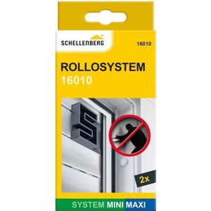 Schellenberg 16010 Mini/Maxi 2 stuks, rolluikvergrendeling, eenvoudig aantrekken in de rail, antraciet