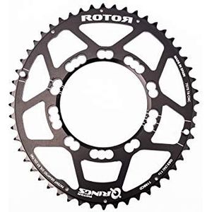 Rotor Q 36t-Bcd110x5 Fietsplaat, uniseks, volwassenen, zwart