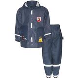 Playshoes Regenset regenbroek brandweer, 80 (2-pack), uniseks, brandweer, 80
