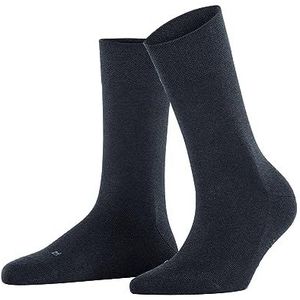 FALKE Dames Sokken Sensitive New York W SO Lyocell Met comfort tailleband 1 Paar, Blauw (Navy Melange 6127) nieuw - milieuvriendelijk, 35-38