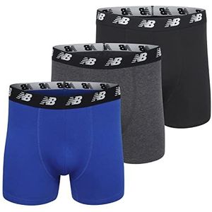 New Balance Men's Cotton Performance Boxer Briefs (3 Pack)