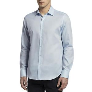 Womo Shirt Std Reg Twill azzu, Blauw, 39-44