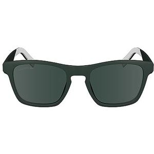 LACOSTE Heren L6018S zonnebril, mat groen, eenheidsmaat, Mat Groen, One Size