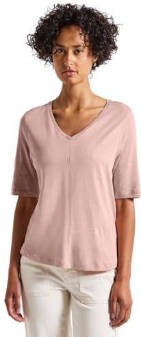 Street One - Gerda - Dames Shirt - Roze - V-hals