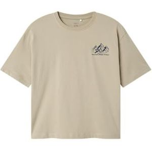 NAME IT Nkmollie Ss RLX Top Box, Island Fossil, 116