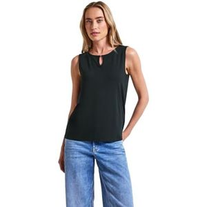 Street One - Jersey Top - Zwart - Viscosemix