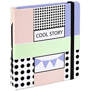Hama Polaroid Fotoalbum voor Instax Mini (insteekalbum voor 28 instant foto's, album om zelf vorm te geven), pastelkleurig