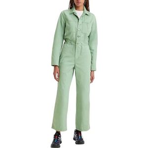 Levi's Iconische jumpsuitjurken voor dames, Graniet Groen, L