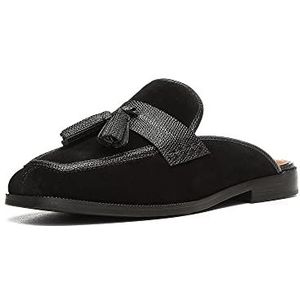 Donald Pliner Women's Bryant Suede Mule, Black, 9