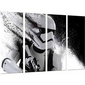 Star Wars fotolijst, Darth Vader helm, totale grootte: 131 x 62 cm, XXL