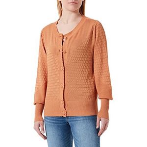 Noa Noa Dames Millenn Cardigan Sweater, Pecan Bruin, XL