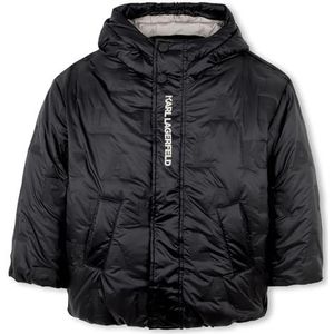 Karl Lagerfeld Z30947 Donsjack voor jongens, Zwart, 2 Jaren