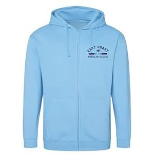 AMERICAN COLLEGE USA Sweatshirt Sweatshirt Print Warme Kleding Unisex Mannen en Vrouwen Casual Model ACSZW2 Sky Blue XXL, Turkoois, XXL