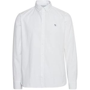 CASUAL FRIDAY Heren Anton Oxford shirt hemd, 110601/Helder Wit, XXL