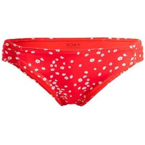 ROXY - Beach Classics - Bikinislip - Rood - Zacht, Rekbaar Polyester