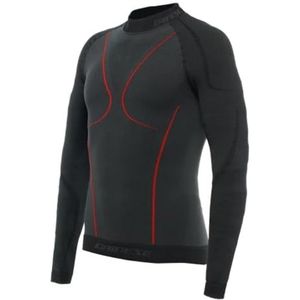 DAINESE, Thermo LS functioneel shirt voor heren, zwart/rood, XL/X, Meerkleurig., XL/XXL