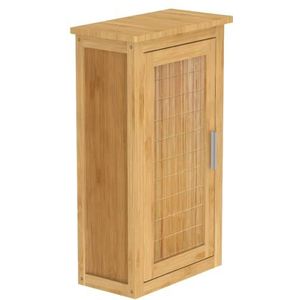 EISL Hoge Kast met Deur 40x20x70 cm Bamboe