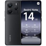Xiaomi - Redmi Note 14 - Smartphone - Zwart - 8 + 256 GB - 108 MP AI-camerasysteem - 5.500 mAh batterij - 120 Hz display