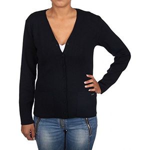 Armor Lux Dames gebreide jas ""Locronan"", Rich Navy, XXL