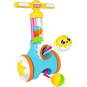 TOMY Toomies Pic and Pop Push Along Baby Toy , Toddler Ball Popper With Ball Launcher And Collector , Suitable For 18 Months, 2 and 3 Year Old Boys and Girls