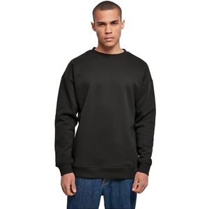 Build Your Brand - Raglan Crewneck - Sweater - Zwart - Hoogwaardige Materialen