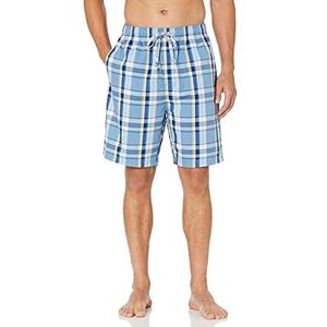 Nautica Men's Soft Woven 100% Cotton Elastic Waistband Sleep Pajama Short