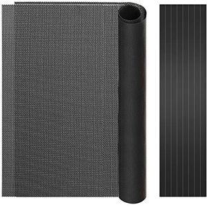 MoKo Grootte DIY PC koeler ventilator stoffilter, [2 stuks] PVC ventilatorafdekking PC ventilator stofrooster met magnetisch frame, PC koelerfilter stofdicht stofkap computer ventilatorrooster, zwart