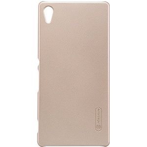 Nillkin Super Frosted Shield Cover Case voor Sony Xperia Z4 - Golden (Retail Packaging)