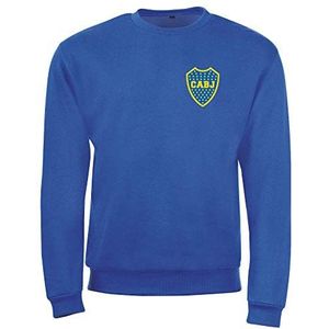 Boca Juniors Sweatshirt met ronde hals, Boca Juniors Royal logo, ronde hals, uniseks