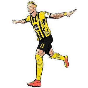 Borussia Dortmund Unisex BVB T-shirt Reus Comic T-shirt [Amazon Exclusive Collectie]