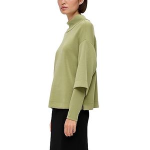 s.Oliver BLACK LABEL Dames sweatshirt lange mouwen groen 44, groen, 44