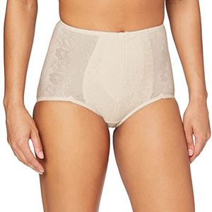 Sassa Dames Miederslip, Jaquard Boxerslip, Wit - Weiß (Champagner 00300), 38