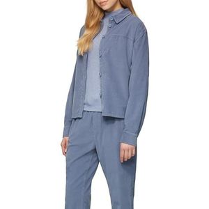 Blouse - Blouseshirt - Effen - Katoen - Lange Mouw