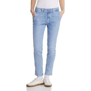 Jeans joggingbroek in losse pasvorm, Authentiek Indigo gebleekt, 34W / 30L