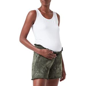 MAMA.LICIOUS Women's MLHAMA JRS Shorts, Olivine/Detail:TIE DYE, M