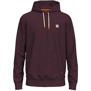 Scotch & Soda Heren Regular Fit Essential Badge Hoodie in Organic Cotton Hoodie, Berry Wine 6637, M