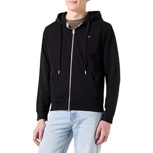 Replay Regular fit sweatjack hoodie met capuchon voor heren, 098 Black, L
