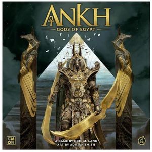 Asmodée Cool Mini or Not, Ankh Gods of Egypt, Board Game, 2 + Players, Ages 14+, 90 Minutes Playing Time
