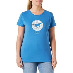 MUSTANG Dames Style Alexia C Print T-shirt, Star Sapphire 5428, XL, Star Sapphire 5428, XL