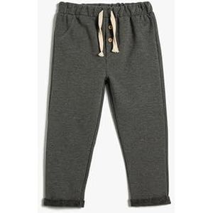 Koton Babyboy Sweatpants Trekkoord Katoen Brushed Interior, grijs (023), 18-24 Monate