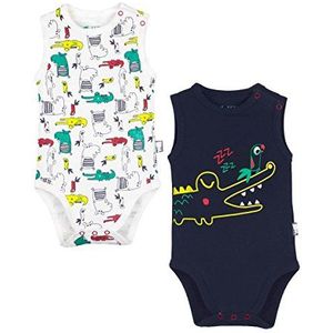 Bodys baby jongens-tanktop Suntime – maat – 9 maanden (74 cm)