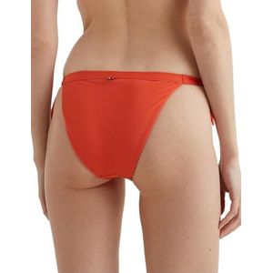 Tommy Hilfiger Dames Side Tie Bikini, Deep Orange, XL, Diep Oranje, XL