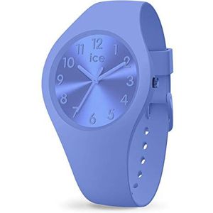 Ice-Watch - ICE colour Lotus - Blauw dameshorloge met siliconen armband - 017913 (Maat S)