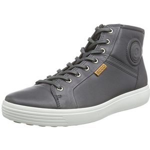 ECCO Soft 7 Sneakers voor heren, Grijs Darkshadow 1602, 41 EU