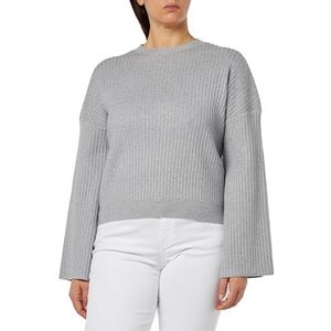 acalmar Dames gebreide trui 39520092-AC01, grijs melange, M/L, grijs melange, M/L
