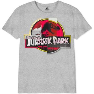 Jurassic Park BOJUPAMTS037 T-shirt, grijs melange, 12 jaar, Grijs Melange, 12 Jaren
