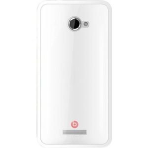 Puro Back Case - Clear - HTC Butterfly - wit