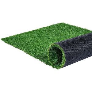 VEVOR Kunstgras, 1,5 x 3 m tapijt, groen gras, 3,5 cm nepdeurmat, buitenterras, gazondecoratie, gemakkelijk schoon te maken met drainagegaten, perfect voor multifunctionele thuis, binnen, entree,
