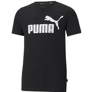 PUMA Jungen T-Shirt ESS Logo Tee B, zwart, 110, 586960
